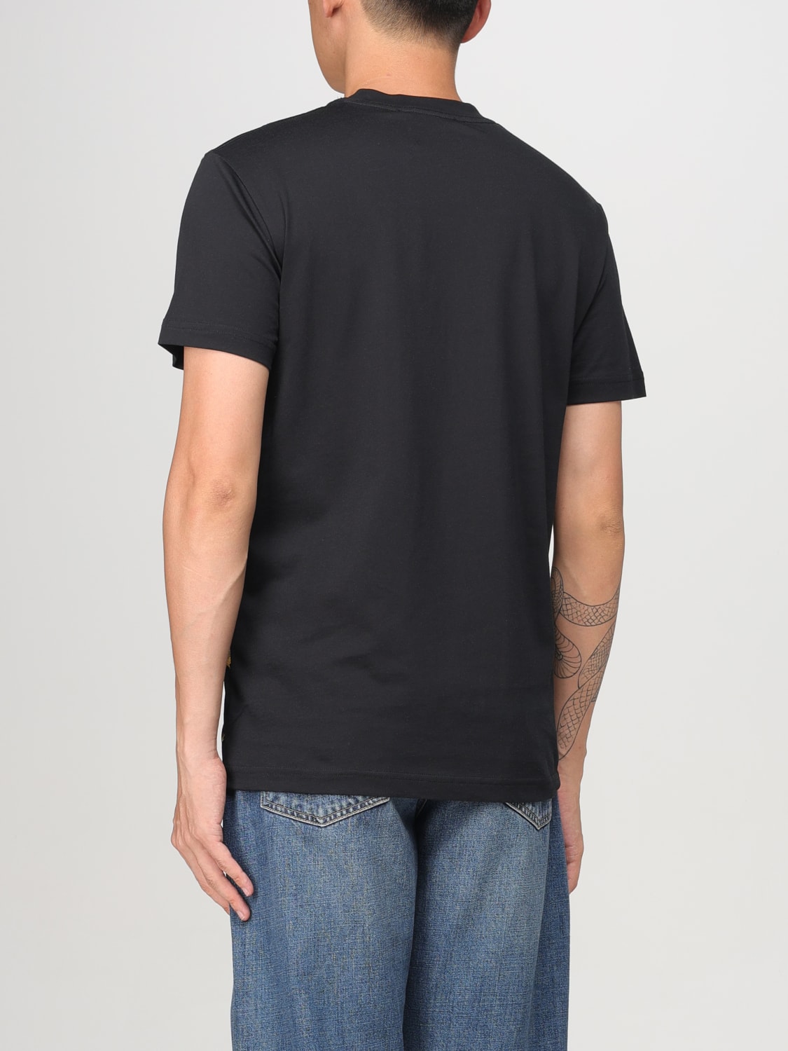 VERSACE JEANS COUTURE T-SHIRT: T-shirt men Versace Jeans Couture, Black - Img 2