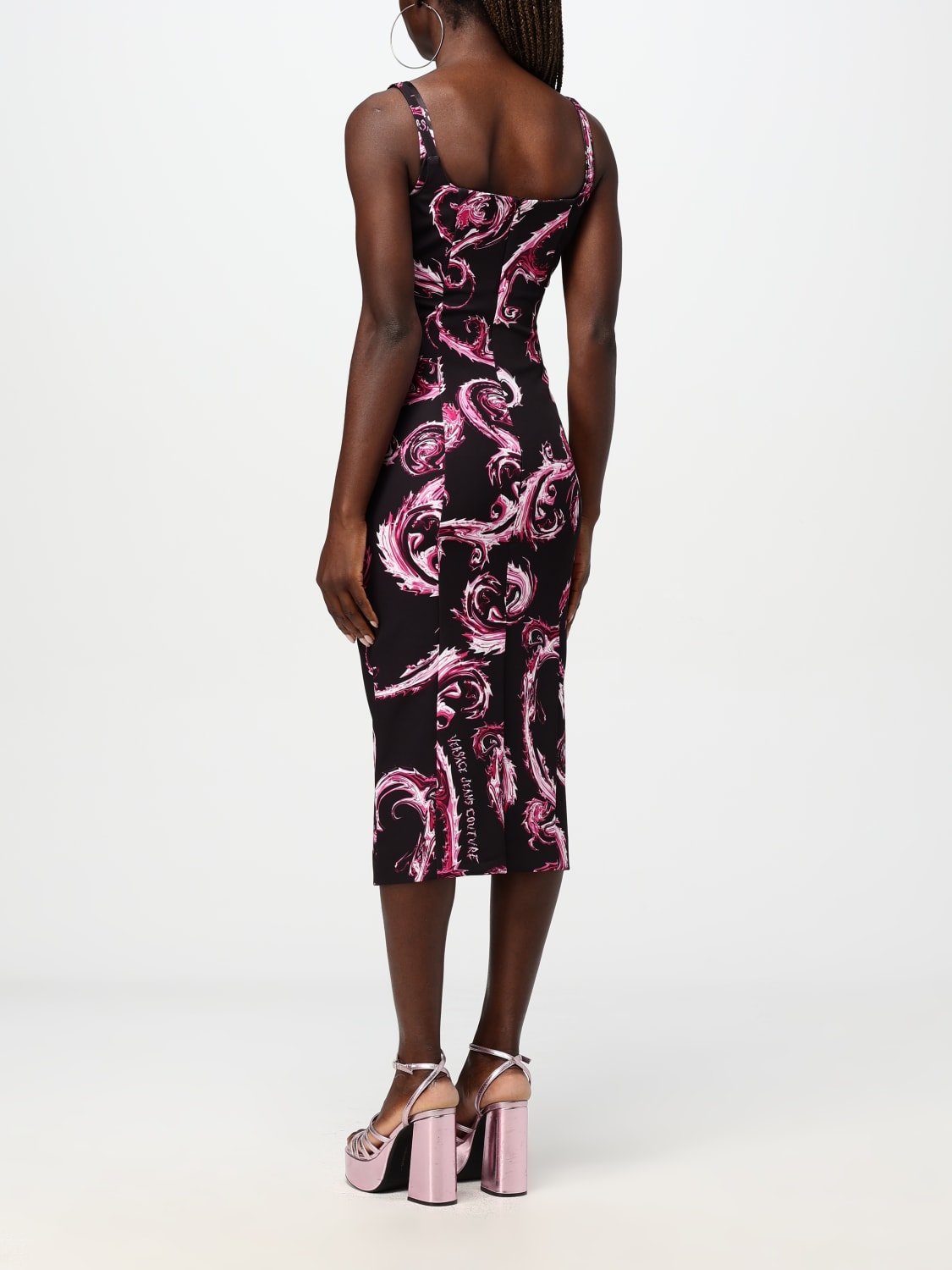 VERSACE JEANS COUTURE DRESS: Dress woman Versace Jeans Couture, Black 1 - Img 2