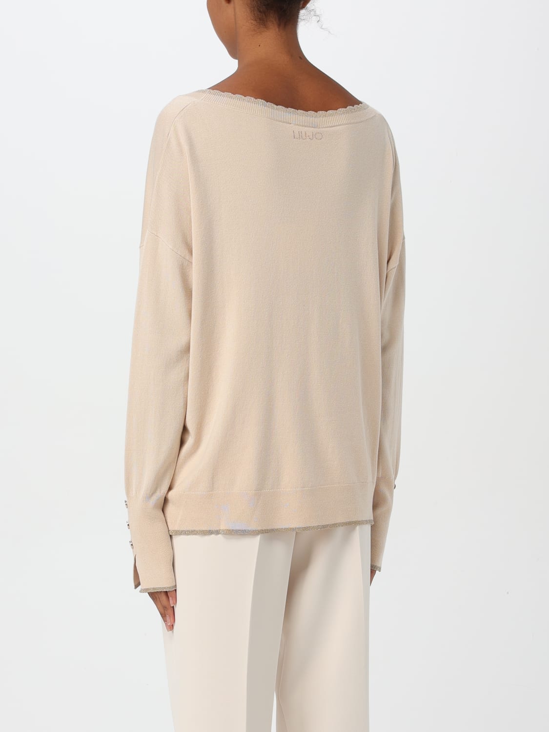 LIU JO SWEATER: Sweater woman Liu Jo, White - Img 2