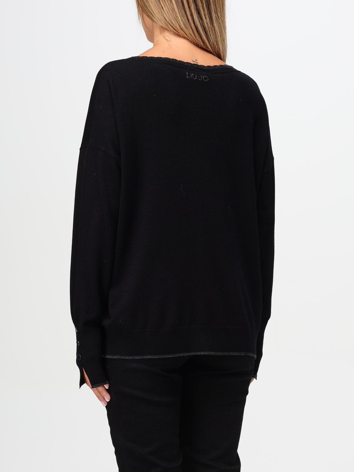 LIU JO SWEATER: Sweater woman Liu Jo, Black - Img 2