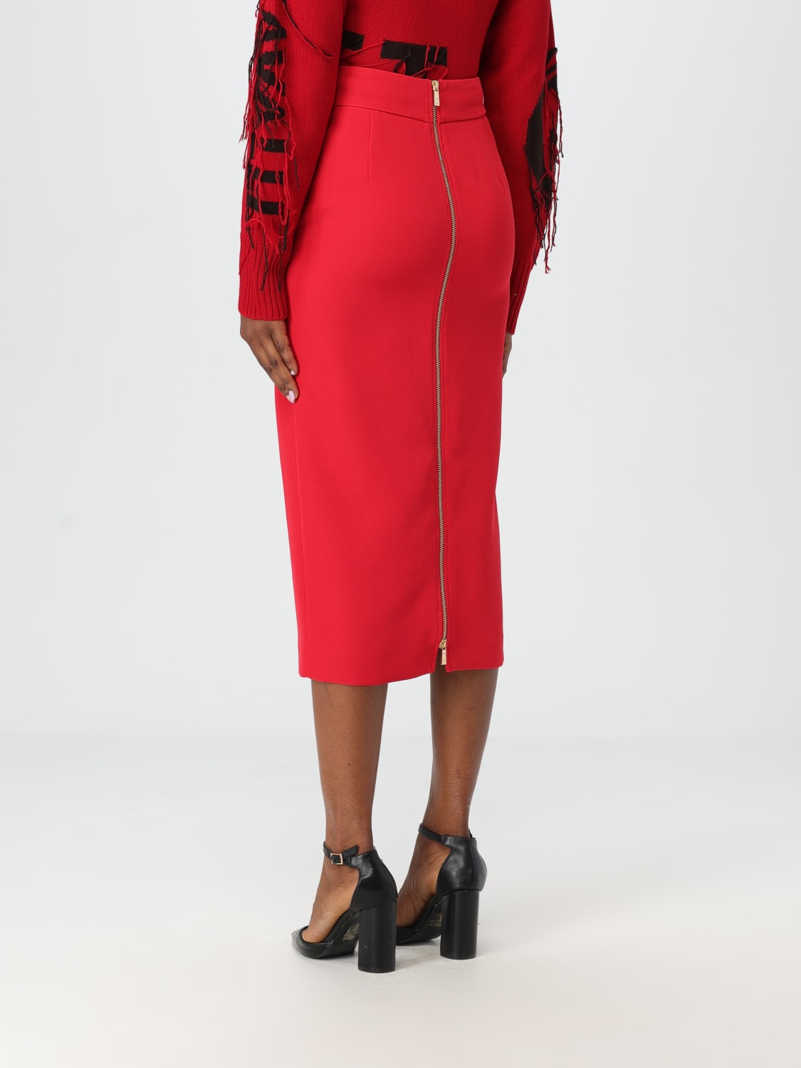 JUST CAVALLI JUPE: Jupe femme Just Cavalli, Rouge - Img 2