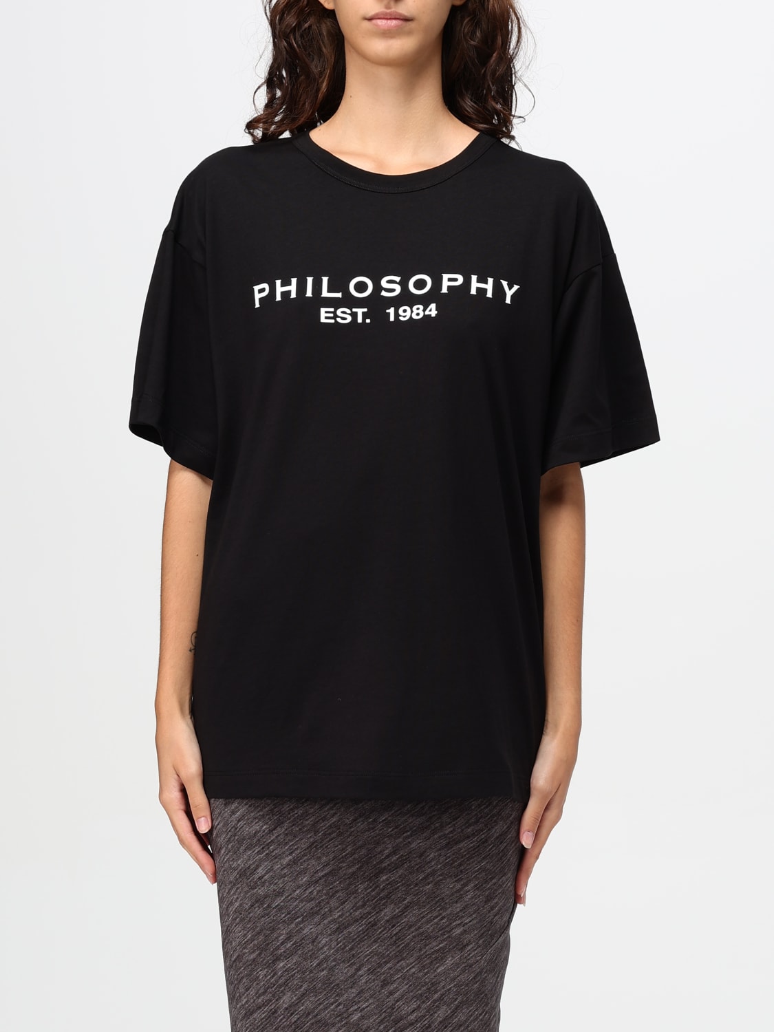 Giglio T-shirt Philosophy Di Lorenzo Serafini in cotone