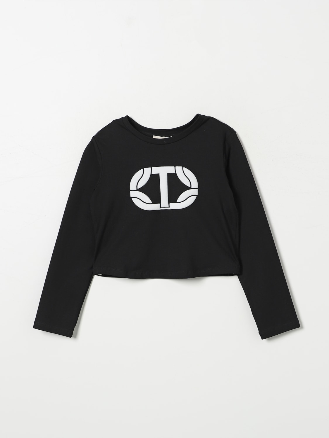 TWINSET T-SHIRT: T-shirt kids Twinset, Black - Img 1