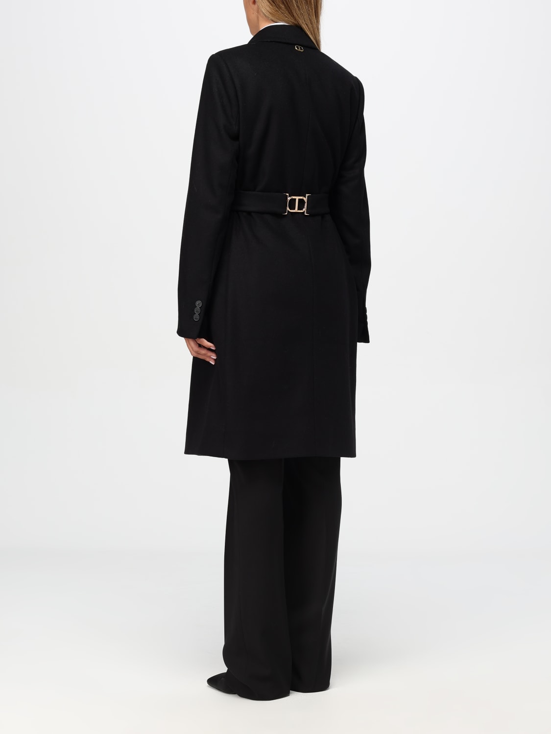 TWINSET COAT: Coat woman Twinset, Black - Img 2