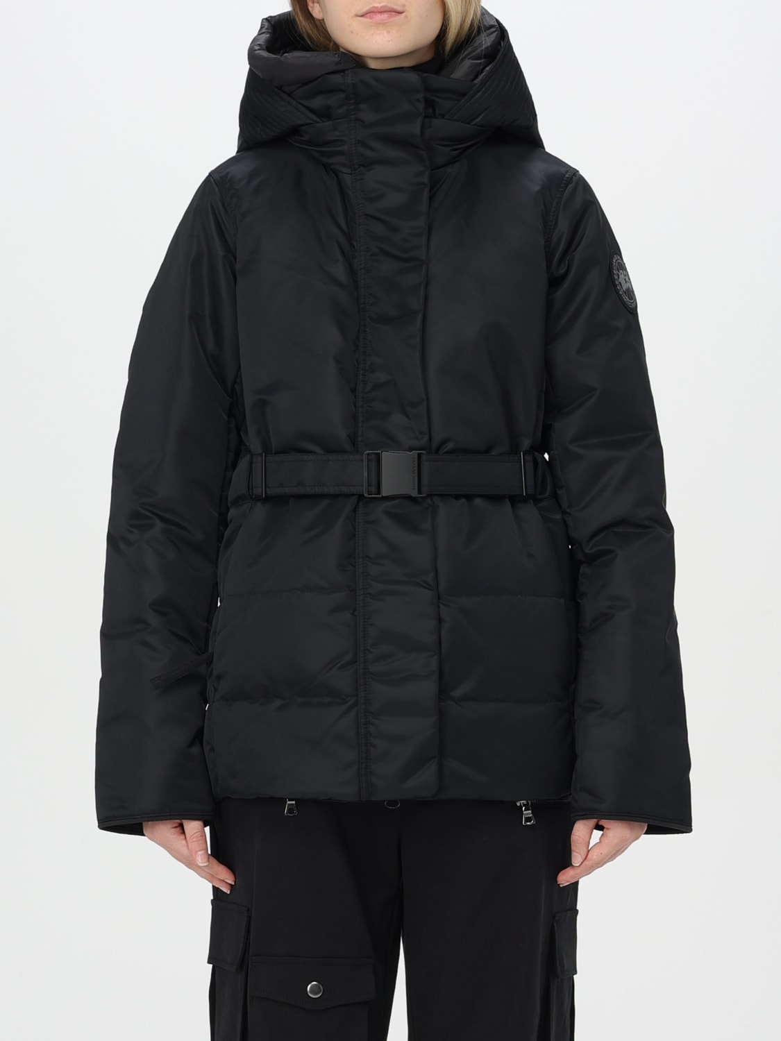 Giglio Giubbotto Canada Goose in nylon trapuntato