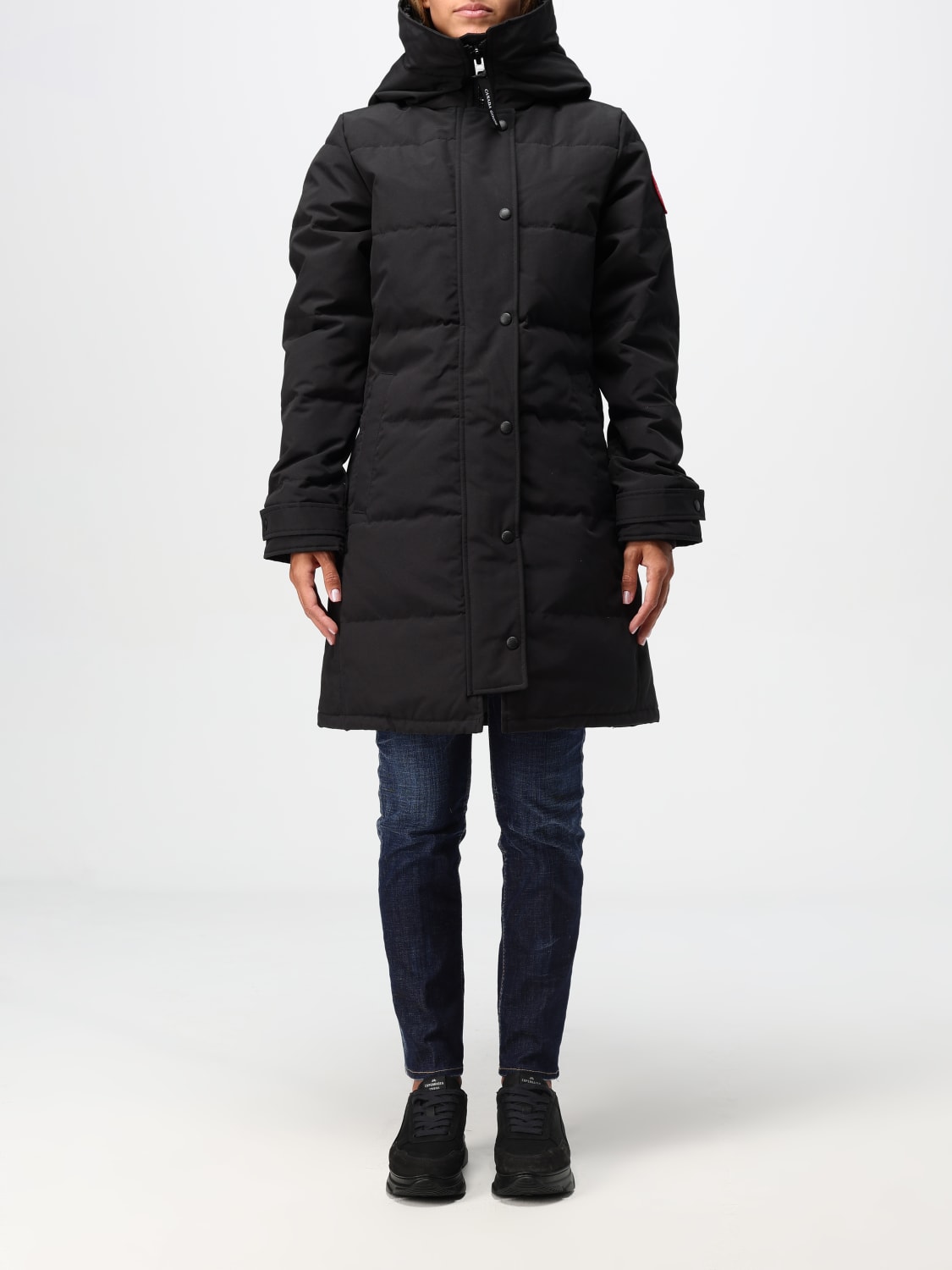 Giglio Giubbotto Canada Goose in nylon trapuntato