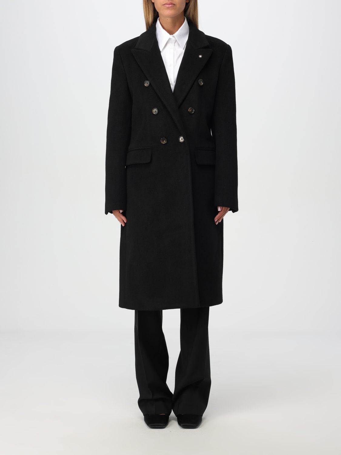 MANUEL RITZ COAT: Coat woman Manuel Ritz, Black - Img 1