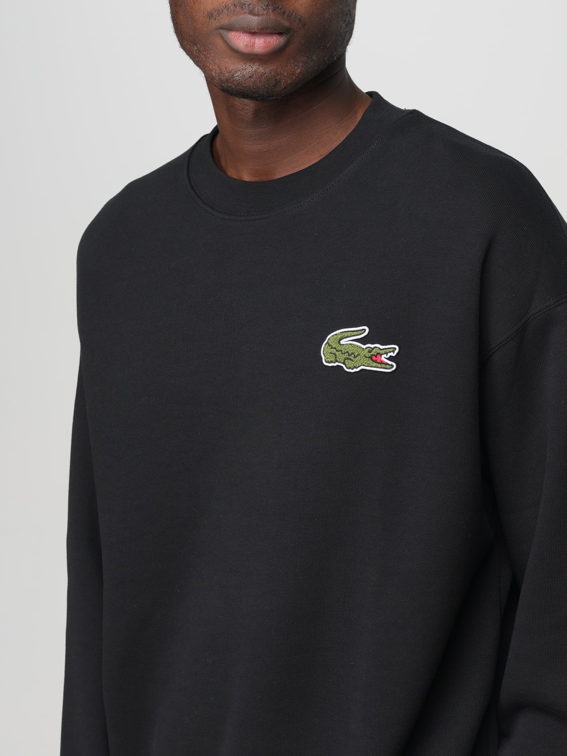 LACOSTE SWEATSHIRT: Sweater men Lacoste, Black - Img 3