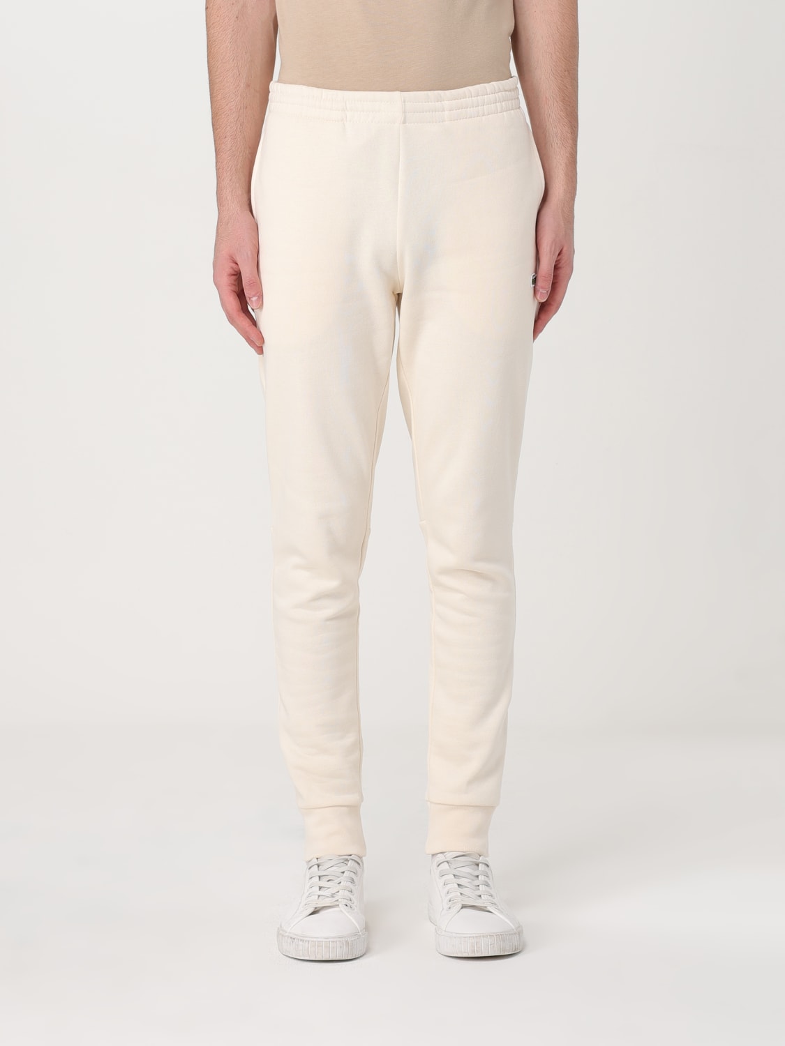 LACOSTE PANTS: Pants men Lacoste, White - Img 1