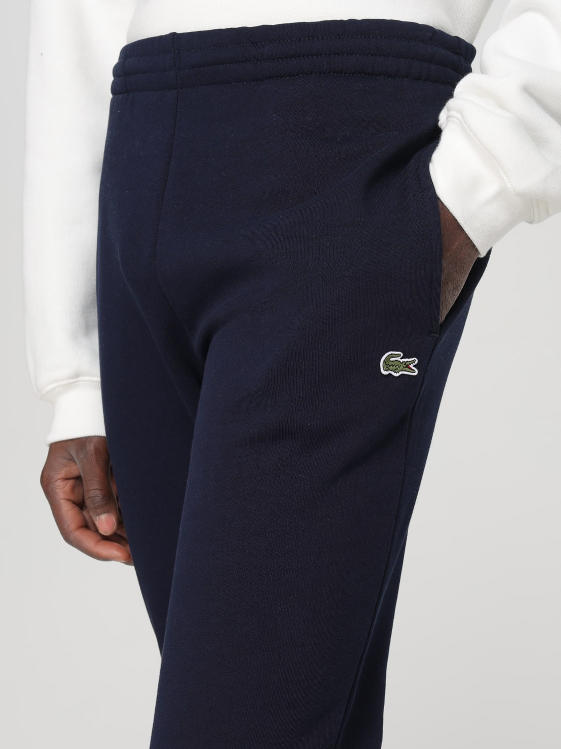 LACOSTE PANTS: Pants men Lacoste, Blue - Img 3
