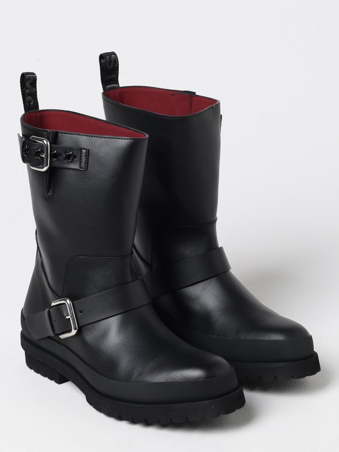 STELLA MCCARTNEY FLACHE STIEFELETTEN: Stiefel damen Stella McCartney, Schwarz - Img 2