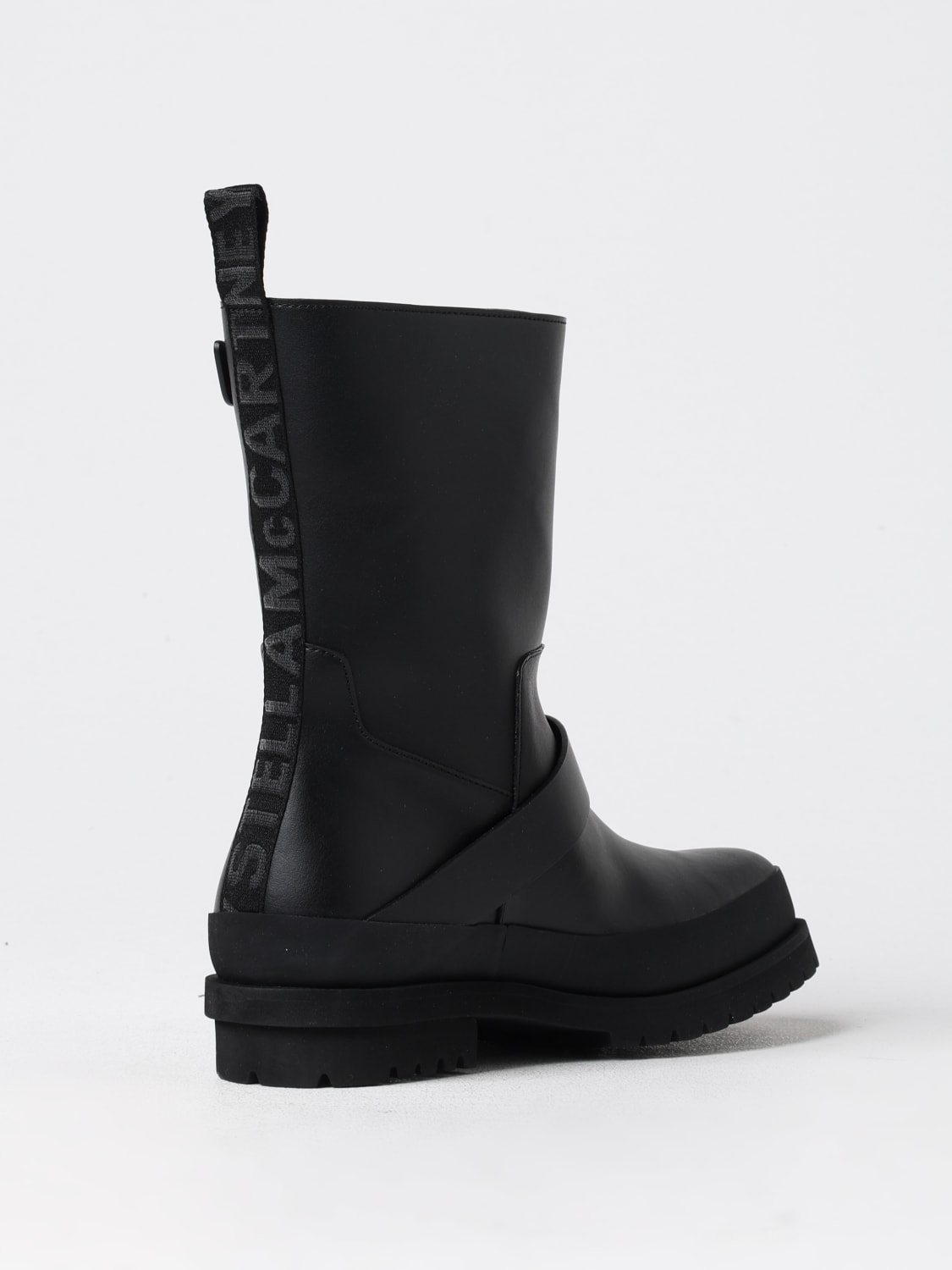 STELLA MCCARTNEY FLACHE STIEFELETTEN: Stiefel damen Stella McCartney, Schwarz - Img 3