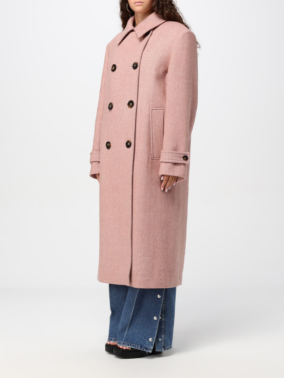 STELLA MCCARTNEY MANTEAU: Manteau femme Stella McCartney, Rose - Img 4