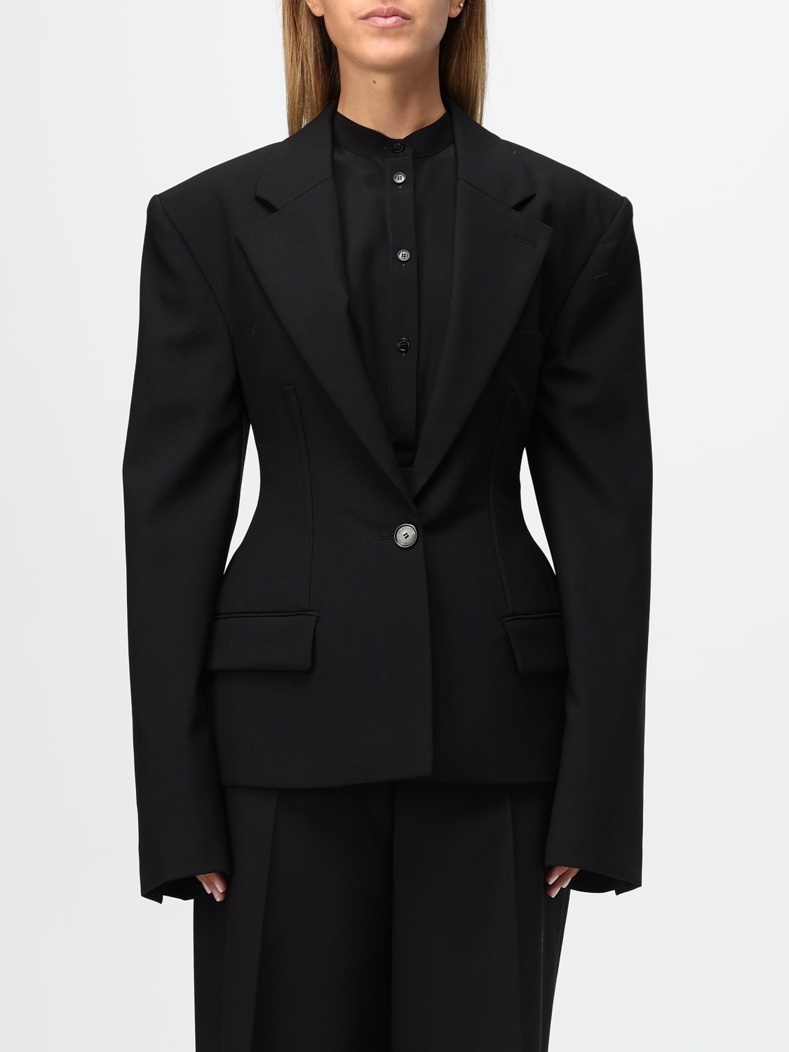 STELLA MCCARTNEY AMERICANA: Chaqueta mujer Stella McCartney, Negro - Img 1