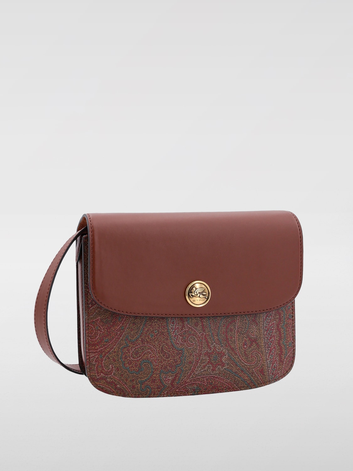 ETRO MINI BAG: Shoulder bag woman Etro, Brown - Img 3