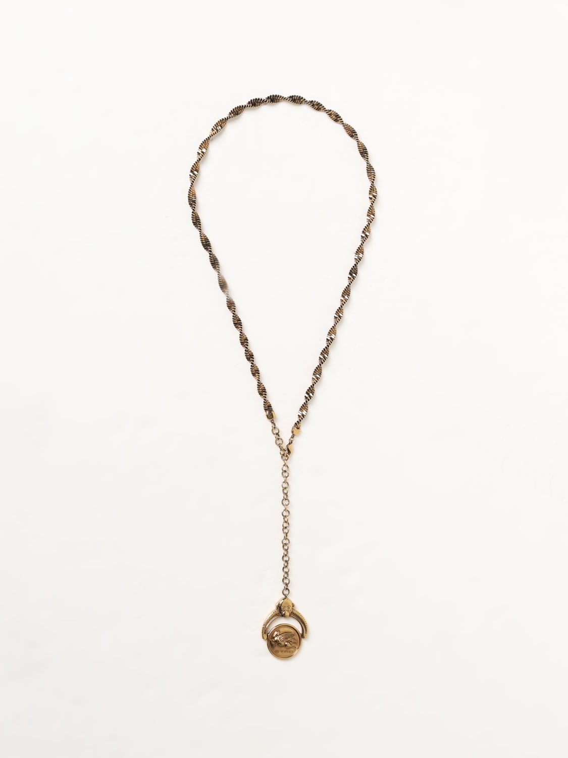 Giglio Collana Etro in ottone con ciondolo