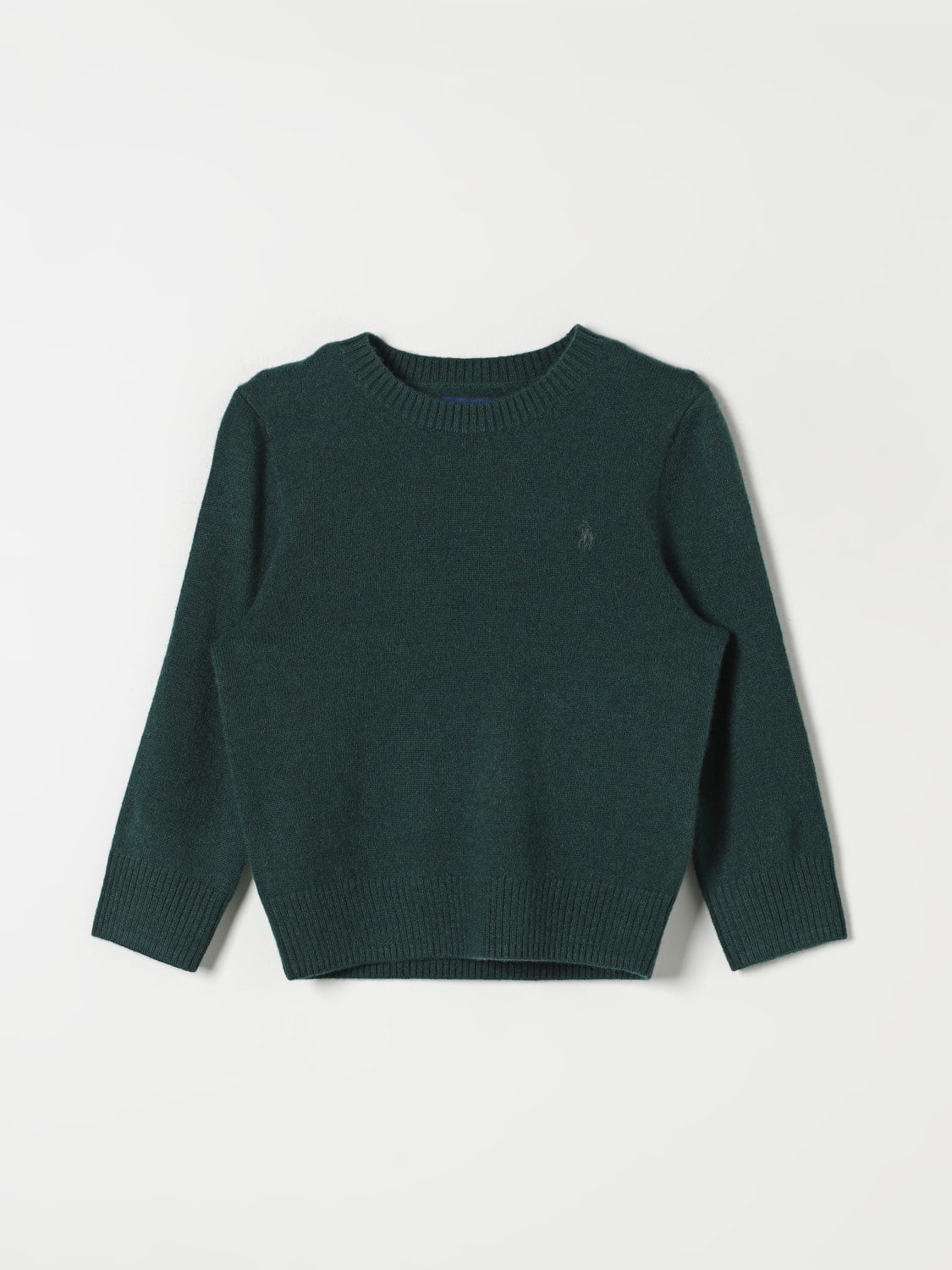 POLO RALPH LAUREN SWEATER: Sweater kids Polo Ralph Lauren, Green - Img 1