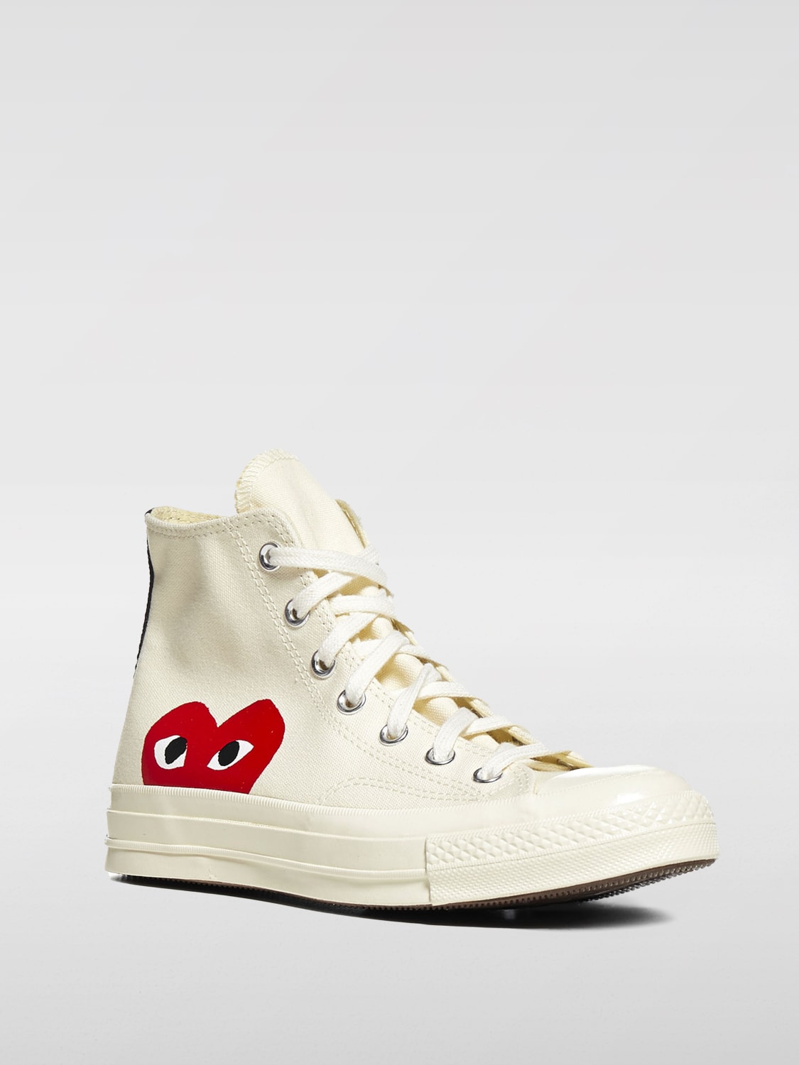 COMME DES GARCONS PLAY SNEAKERS: Sneakers Chuck 70 Comme Des Garçons Play in canvas , Bianco - Img 2