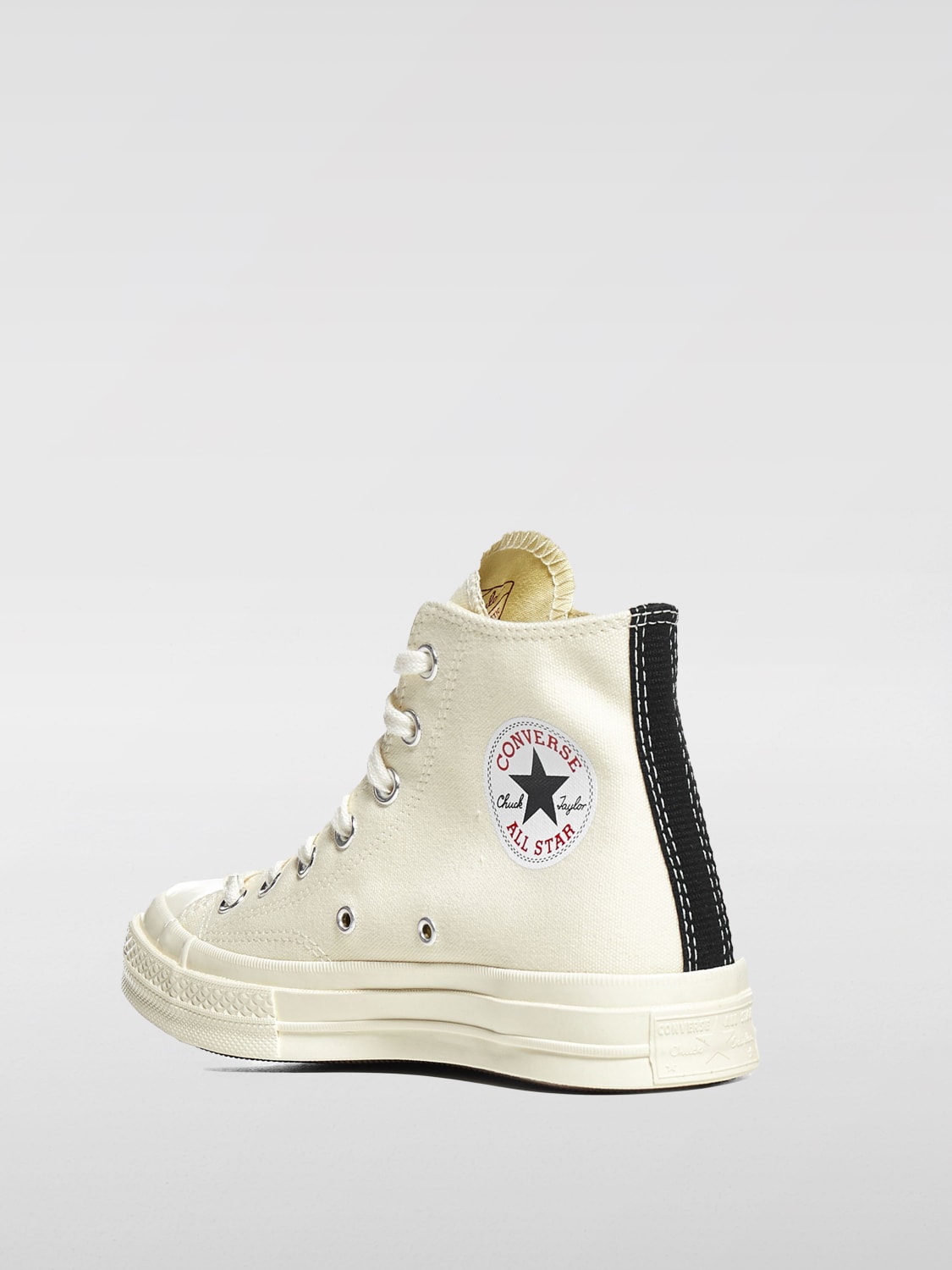 COMME DES GARCONS PLAY SNEAKERS: Sneakers Chuck 70 Comme Des Garçons Play in canvas , Bianco - Img 3