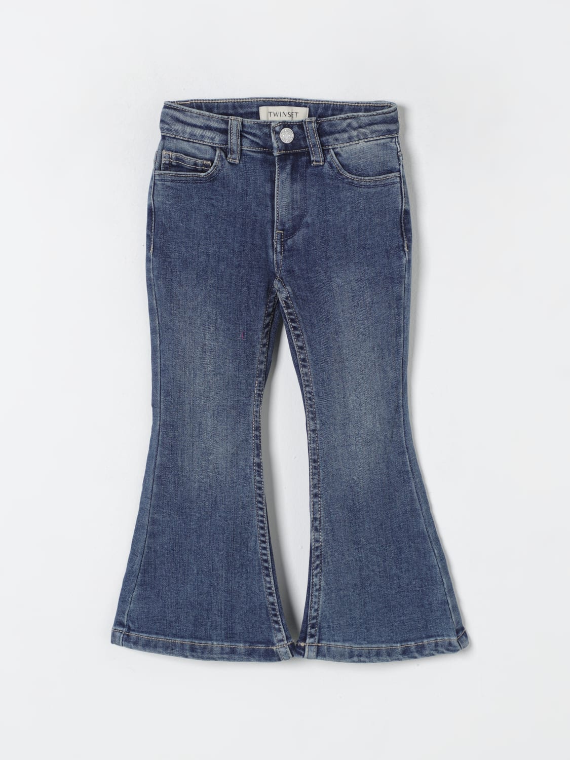 TWINSET JEANS: Jeans Twinset in denim di cotone , Denim - Img 1