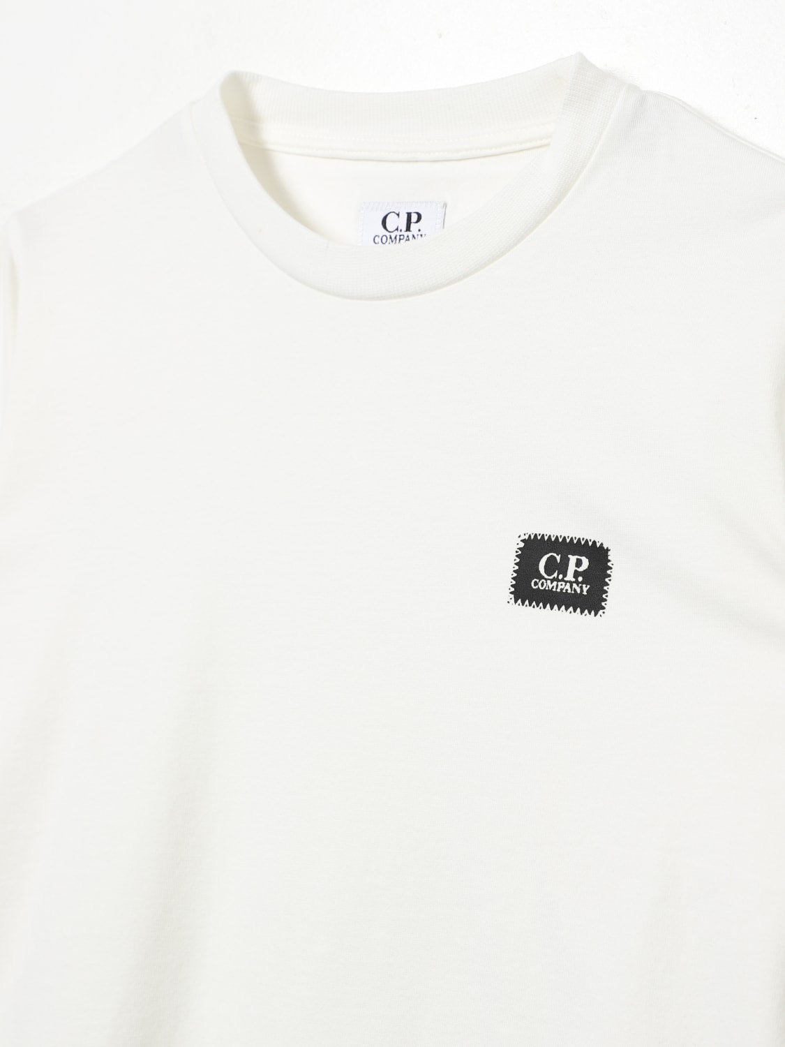 C.P. COMPANY T-SHIRT: T-shirt C.P. Company in cotone , Bianco - Img 3