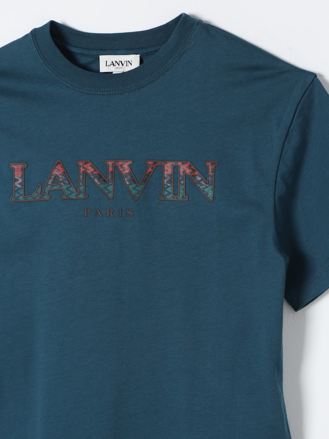 LANVIN T-SHIRT: T-shirt kids Lanvin, Blue - Img 3