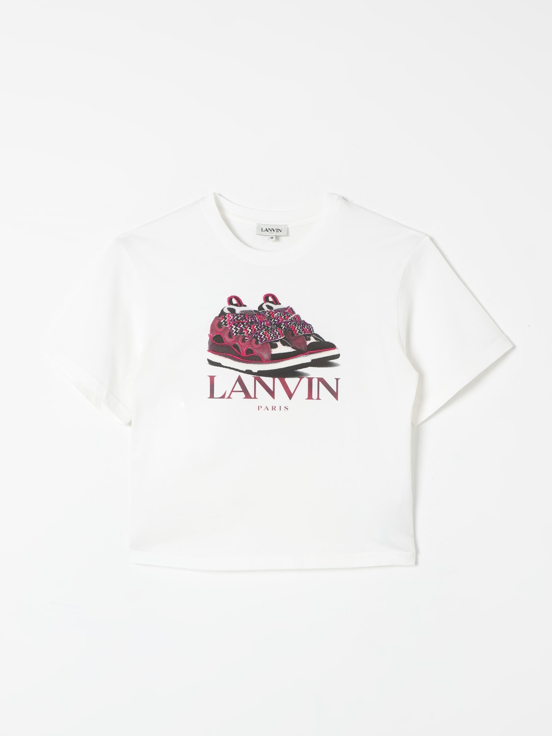 LANVIN T-SHIRT: T-shirt kids Lanvin, White - Img 1