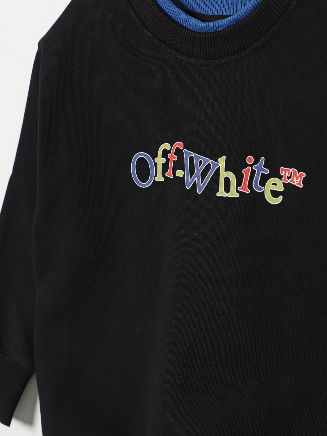 OFF-WHITE KIDS 스웨터: 스웨터 남아 Off-white Kids, 블랙 - Img 3