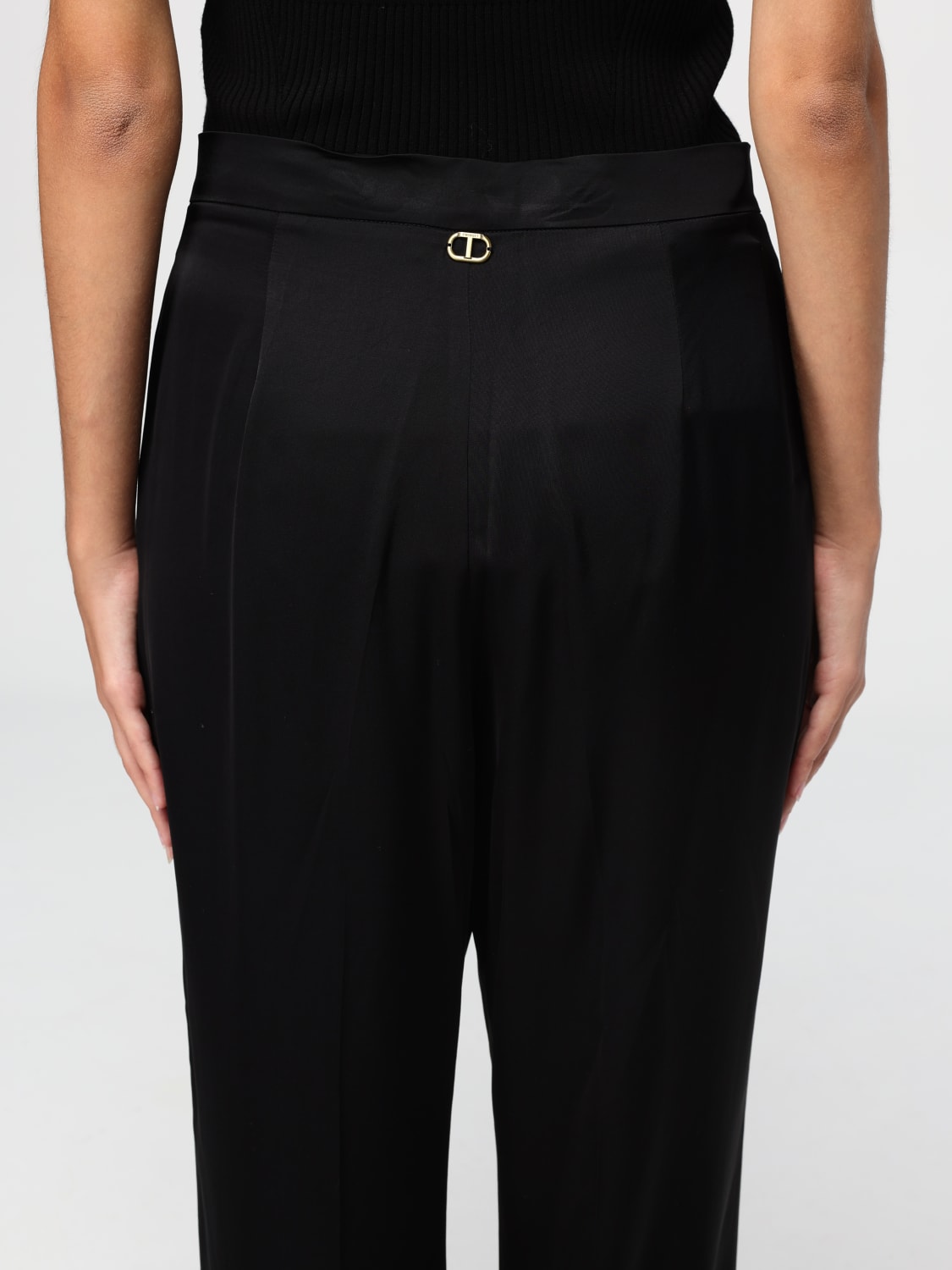 TWINSET PANTALÓN: Pantalón mujer Twinset, Negro - Img 3