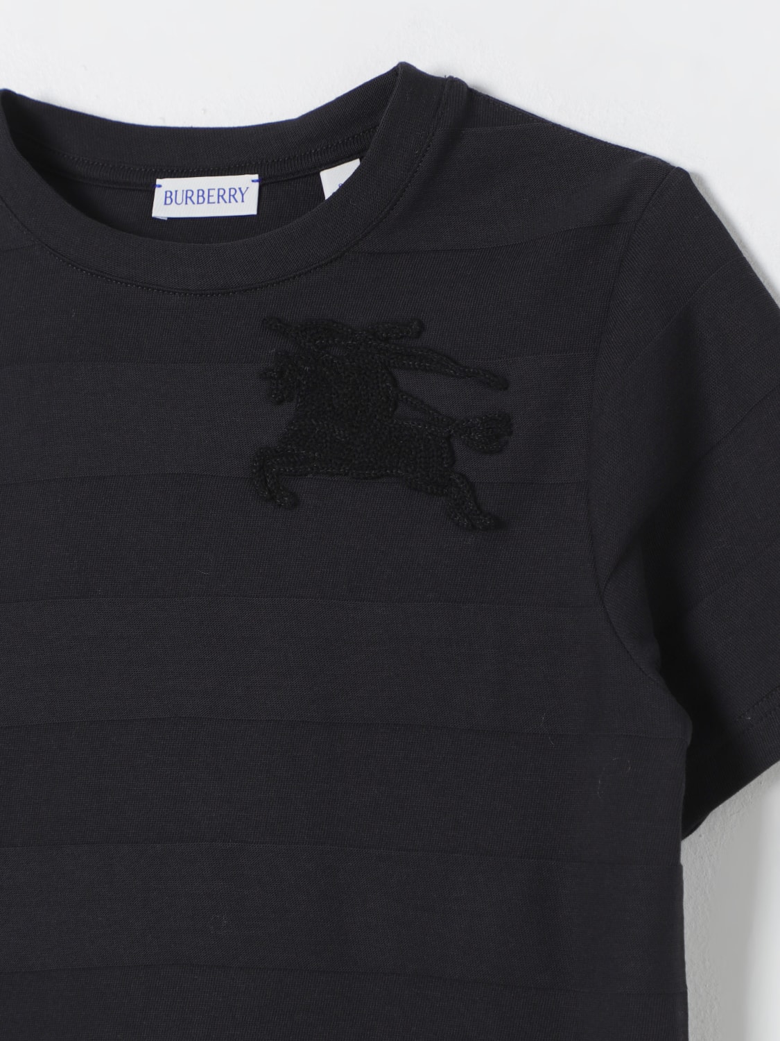 BURBERRY T-SHIRT: T-shirt enfant Burberry, Noir - Img 3