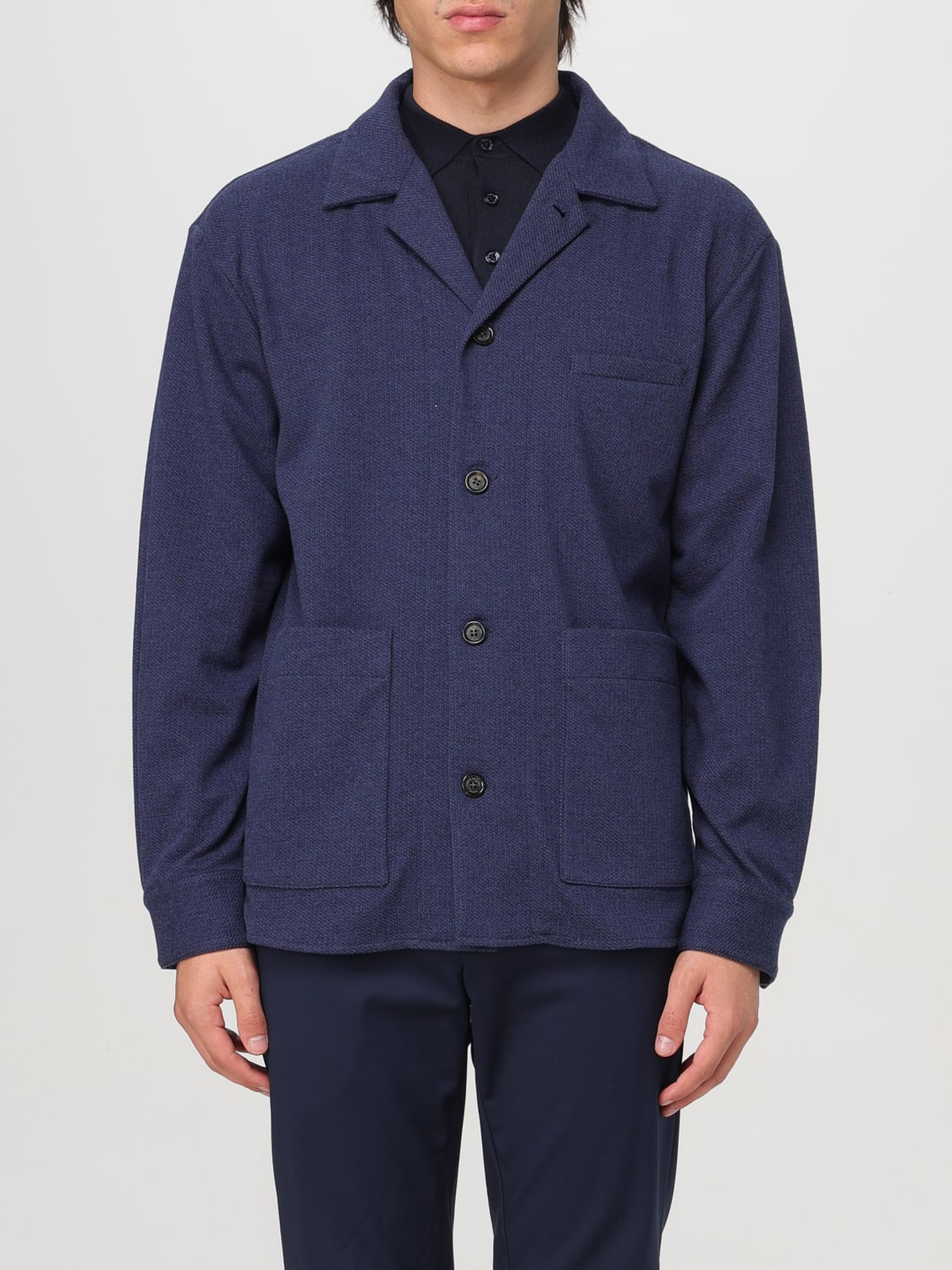 Giglio Overshirt Paolo Pecora in misto viscosa vichy