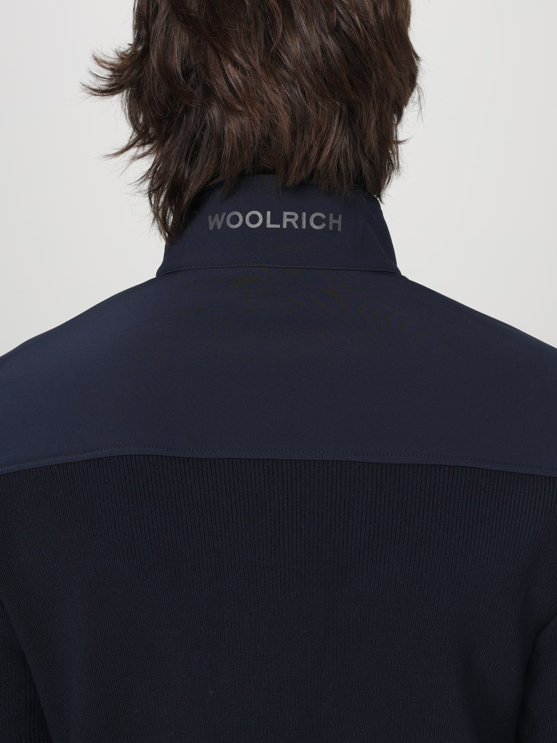 WOOLRICH GIACCA: Giubbotto Woolrich in misto viscosa , Blue - Img 4