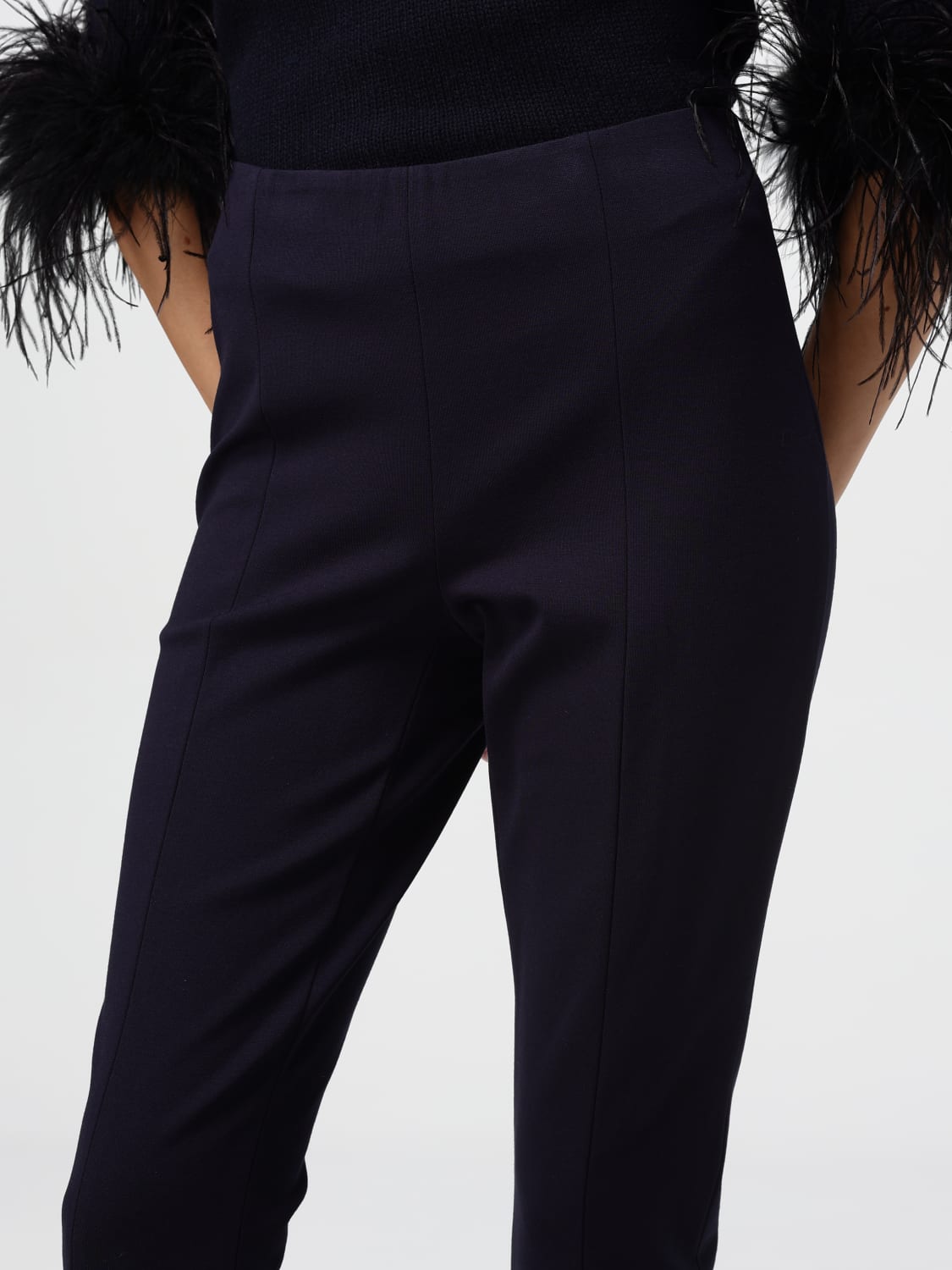 LIVIANA CONTI PANTALON: Pantalon femme Liviana Conti, Bleu - Img 3