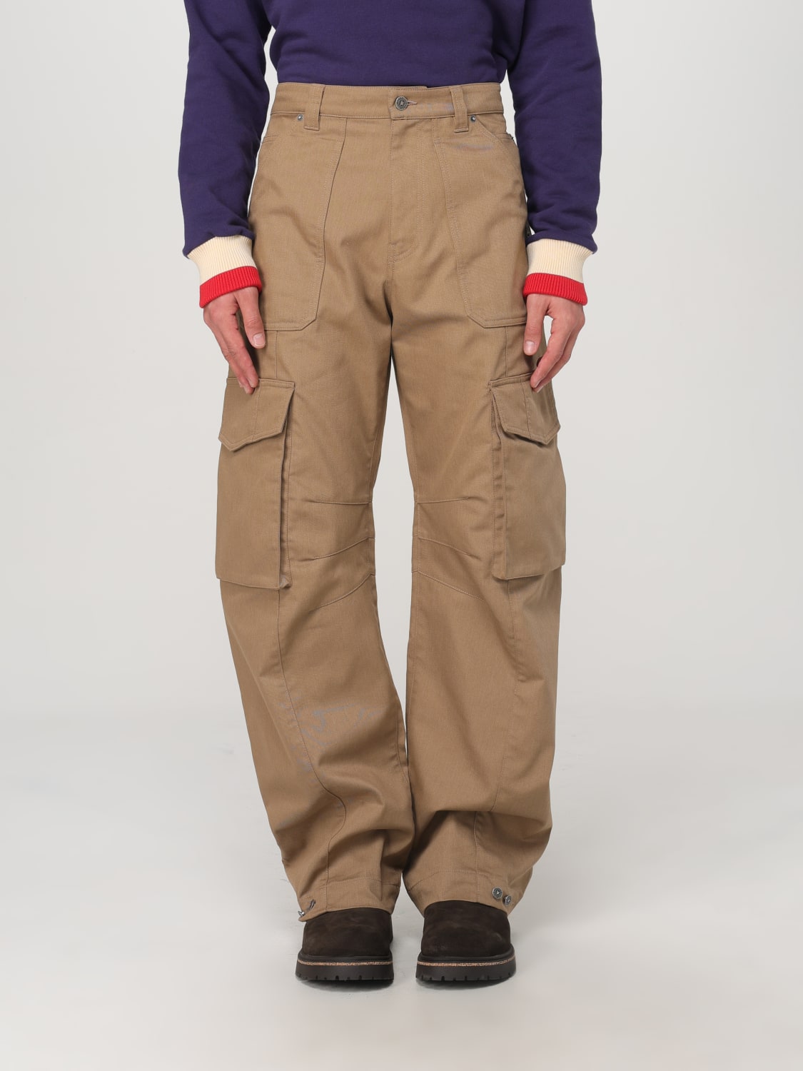 GOLDEN GOOSE PANTS: Pants men Golden Goose, Kaki - Img 1