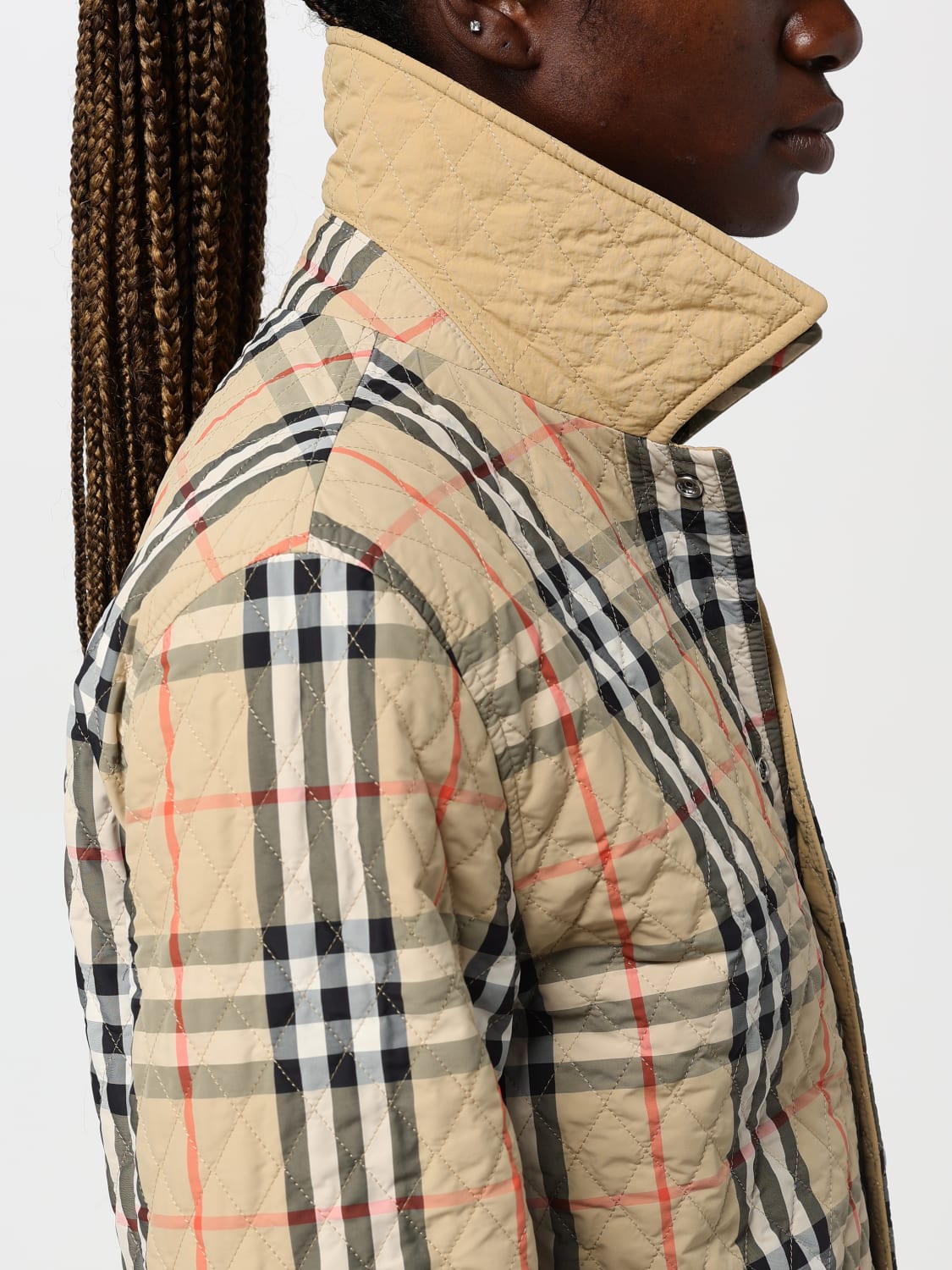 BURBERRY: Jacket woman - Beige | Burberry jacket 8093888