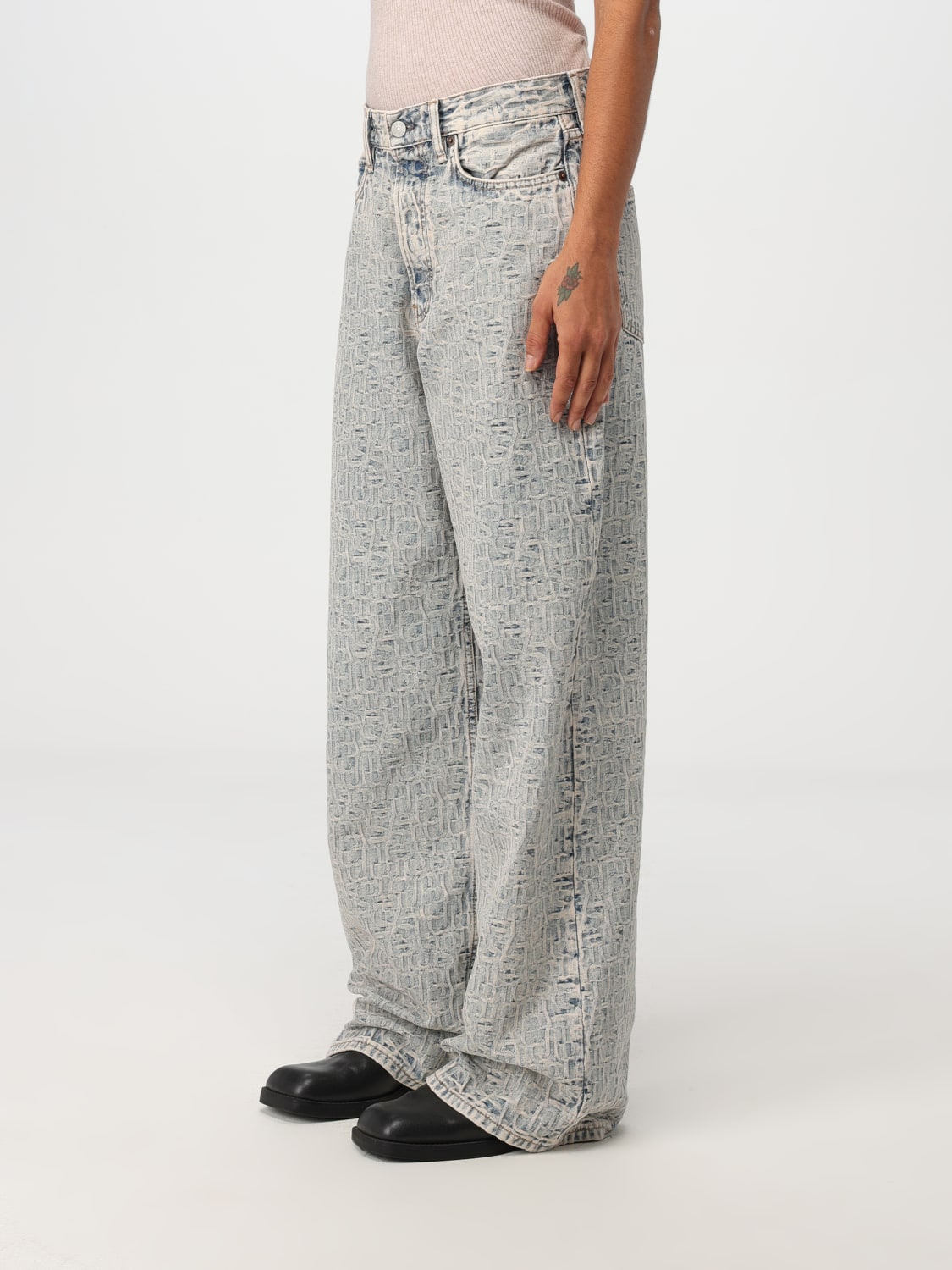 ACNE STUDIOS JEANS: Pants woman Acne Studios, Blue - Img 4