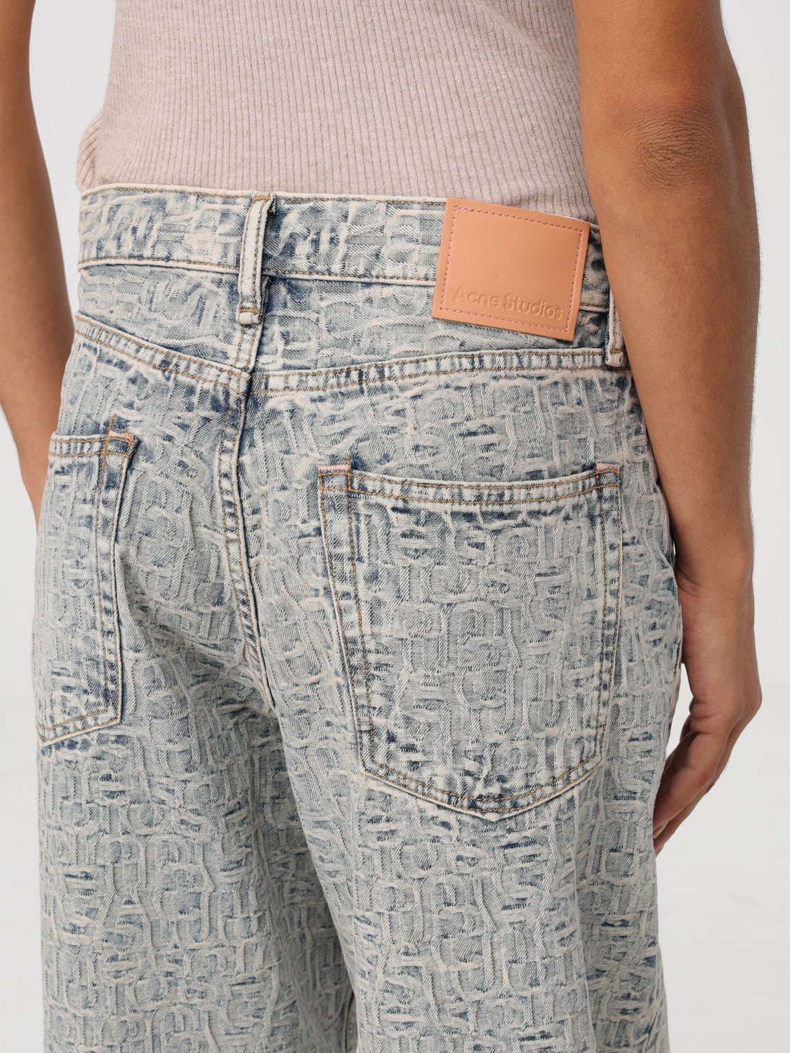 ACNE STUDIOS JEANS: Pants woman Acne Studios, Blue - Img 5