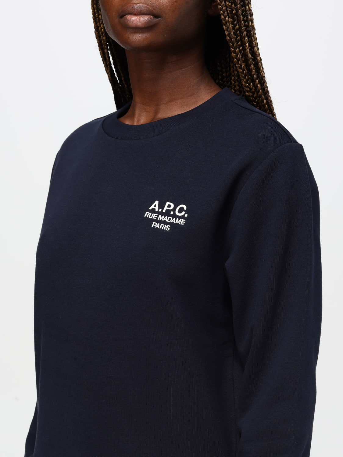 A.P.C. ТОЛСТОВКА: Толстовка Женское A.P.C., Синий - Img 3