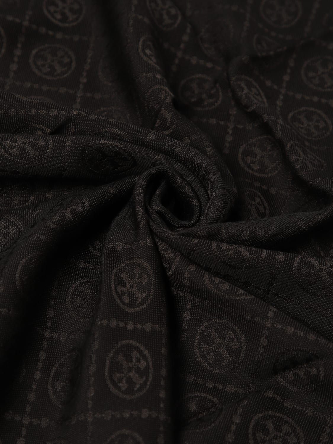 スカーフ TORY BURCH Woman Scarf Black 160570 001 Tory Burch Outlet: Scarf woman - Black | Tory Burch scarf