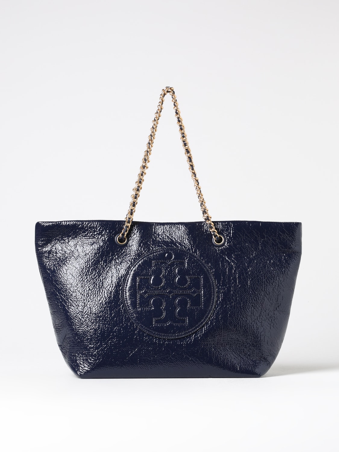 Giglio Borsa Ella Tory Burch in vernice increspata