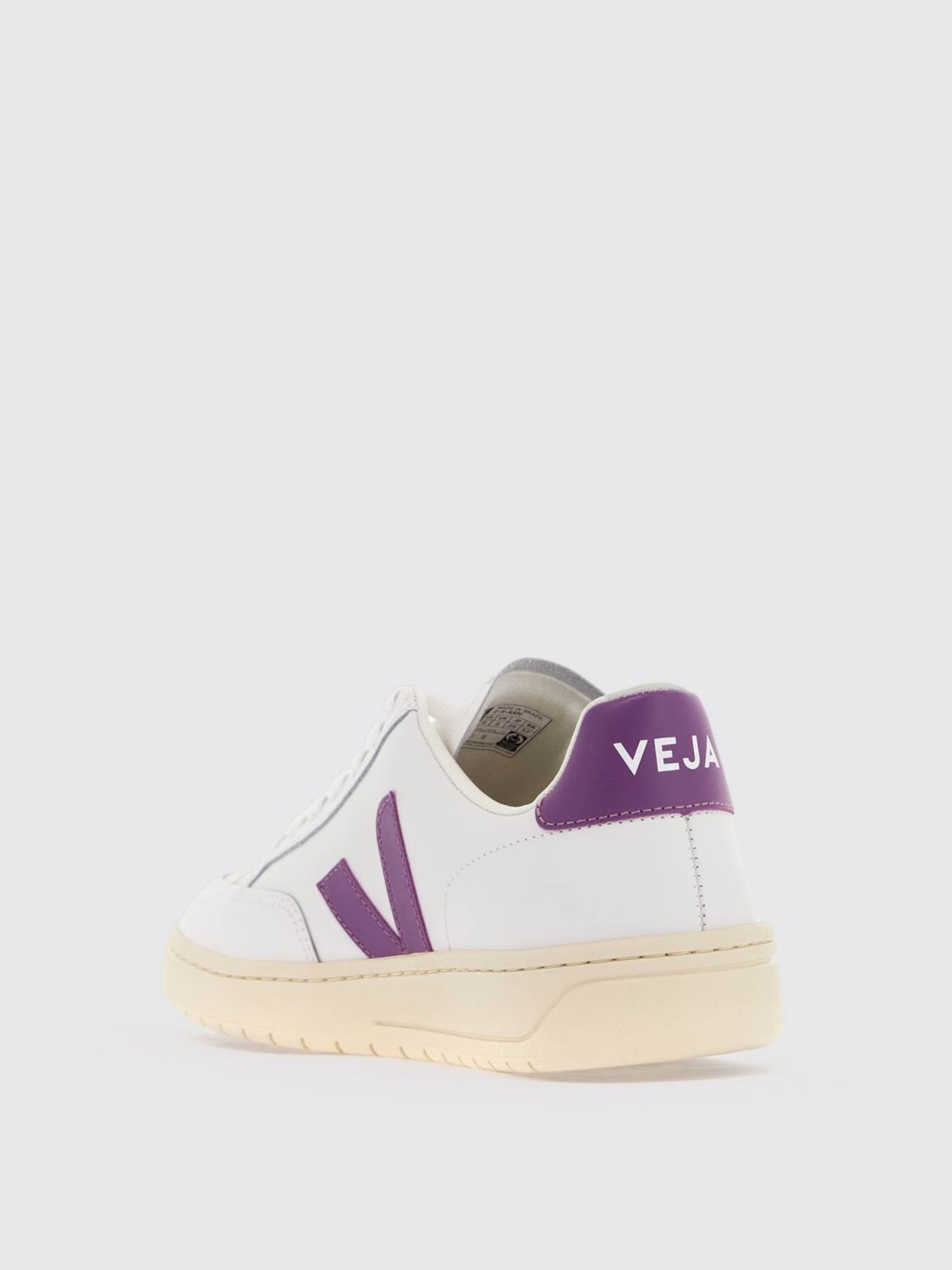 VEJA SNEAKERS: Sneakers V-12 Veja in pelle , Bianco - Img 2