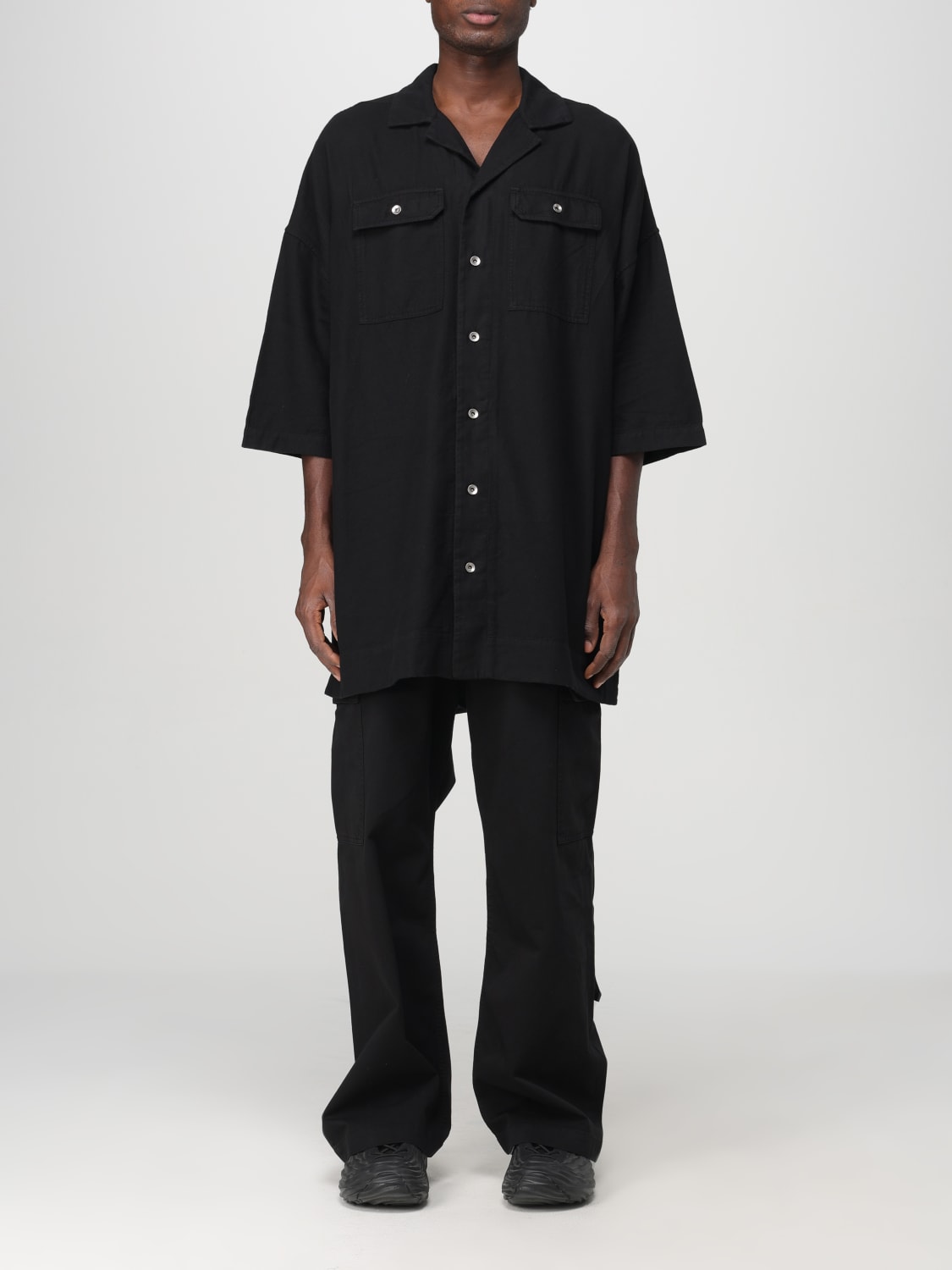 RICK OWENS DRKSHDW CHEMISE: Chemise homme Drkshdw, Noir - Img 1