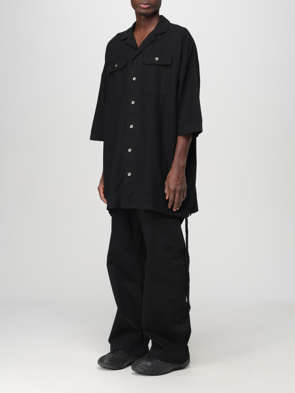 RICK OWENS DRKSHDW CHEMISE: Chemise homme Drkshdw, Noir - Img 4