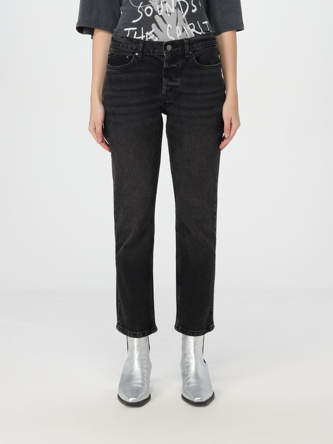 ANINE BING JEANS: Jeans woman Anine Bing, Black - Img 1