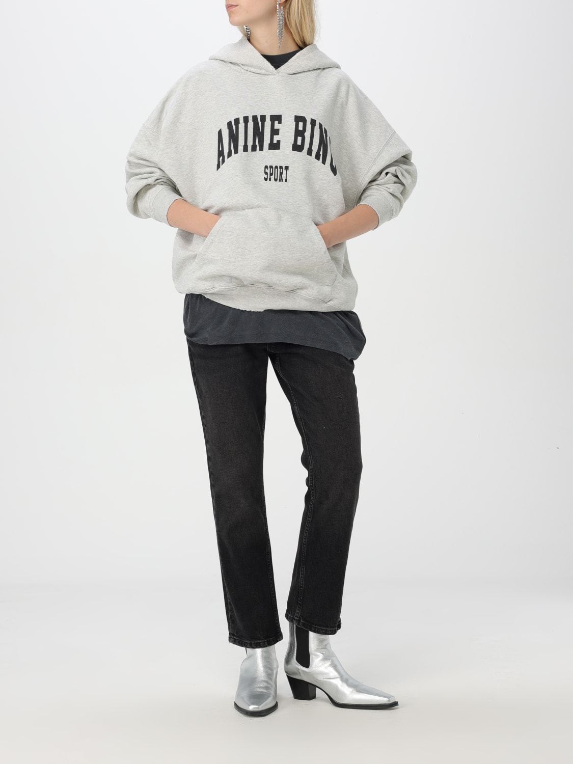 ANINE BING JEANS: Jeans woman Anine Bing, Black - Img 2