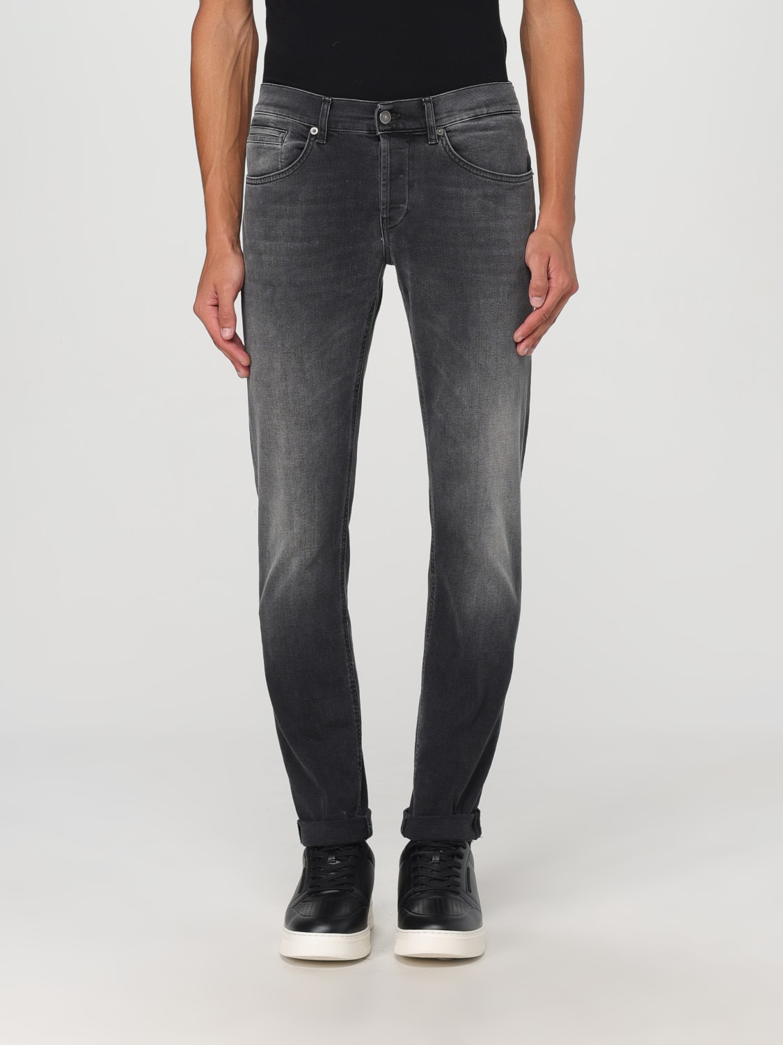 DONDUP JEANS: Pants men Dondup, Black - Img 1