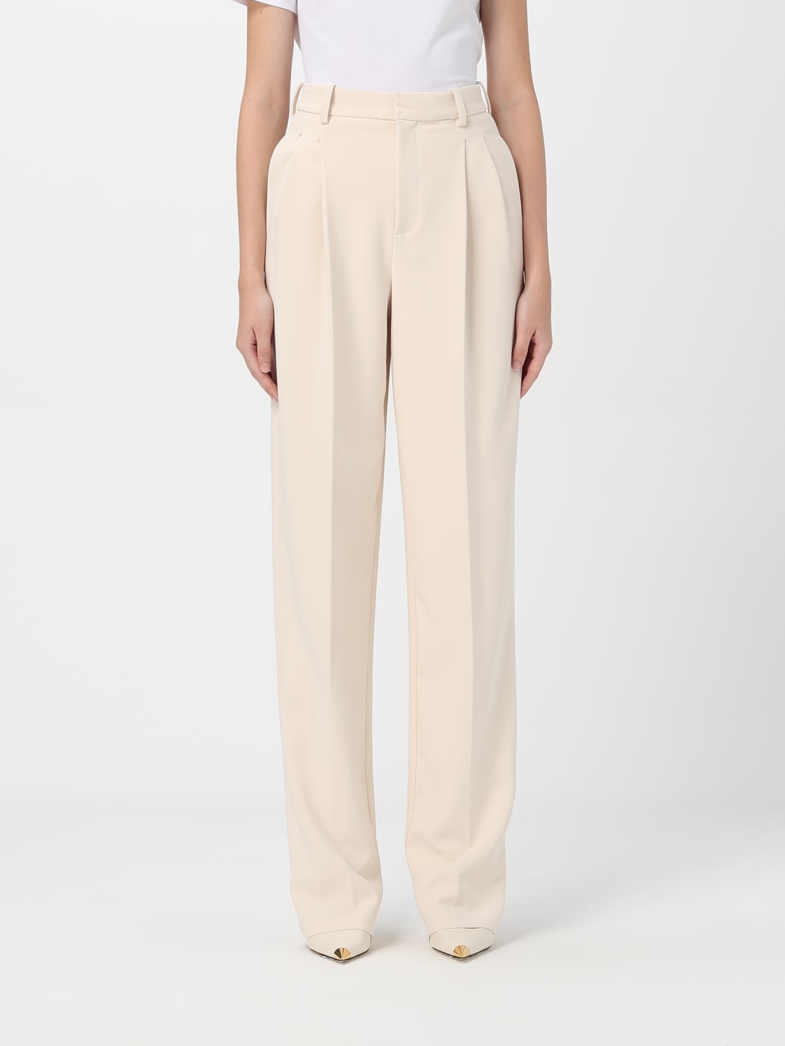 ELISABETTA FRANCHI PANTS: Pants woman Elisabetta Franchi, Butter - Img 1