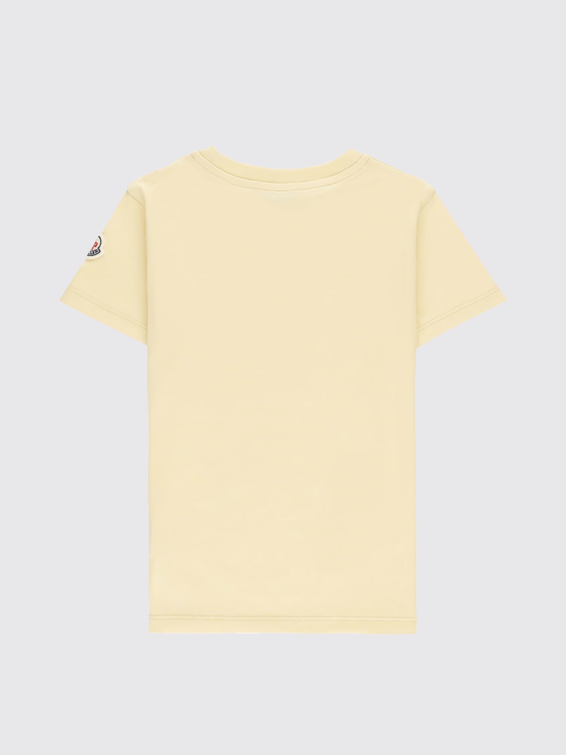 MONCLER T-SHIRT: T-shirt kids Moncler, Yellow - Img 2