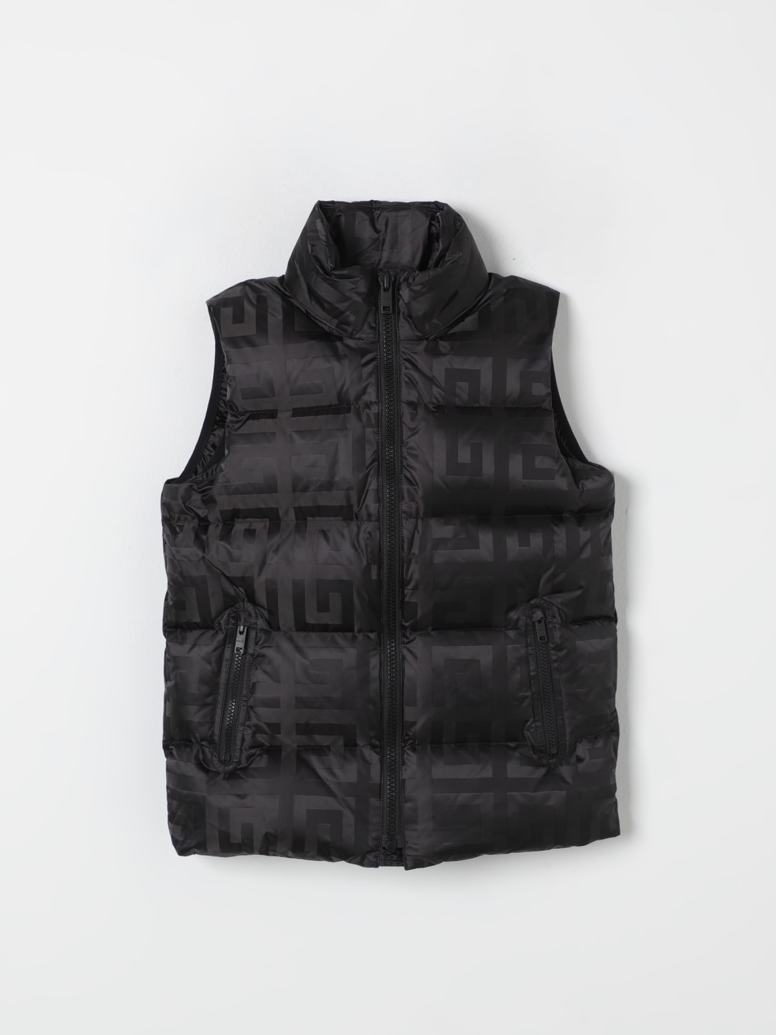 GIVENCHY WAISTCOAT: Waistcoat kids Givenchy, Black - Img 1