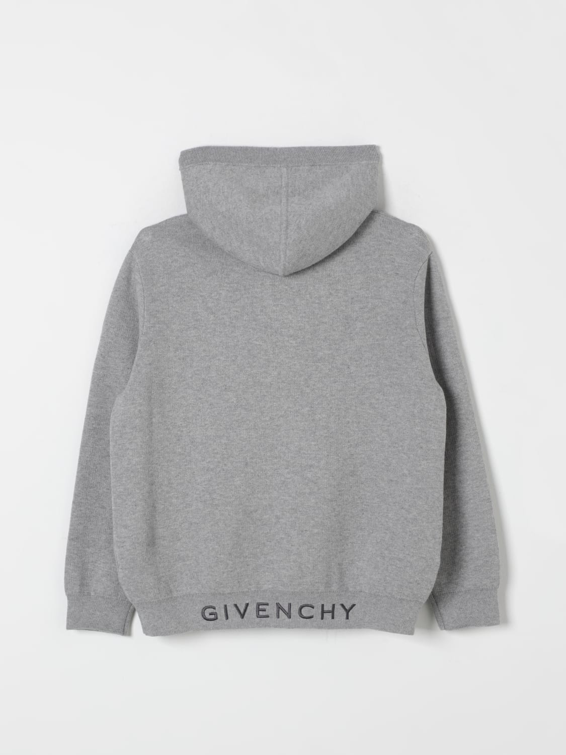 GIVENCHY JACKET: Givenchy boys' hoodie, Grey - Img 2